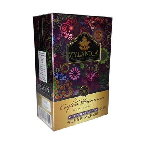 Чай Zylanica Ceylon Premium черный листовой Super Pekoe 200 г в Покупочка