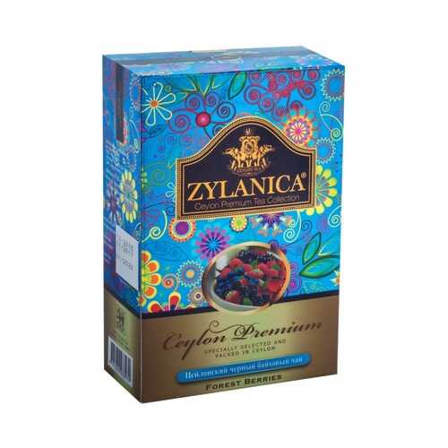 Чай Zylanica Ceylon Premium Forest Berries черный байховый с лесными ягодами 100 г в Покупочка