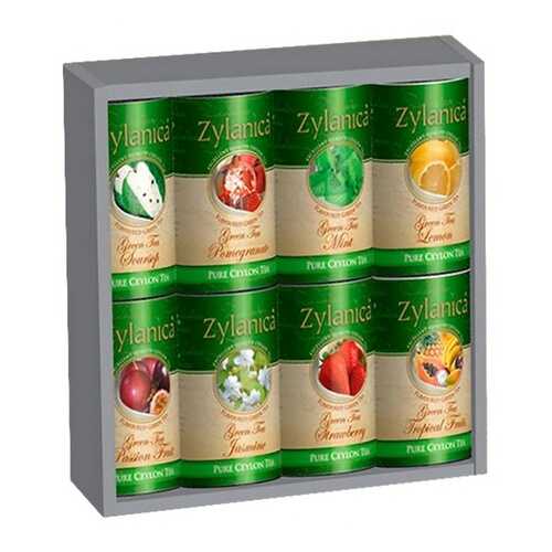 Набор зеленого чая Zylanica Flavoured Green Tea с фруктовыми и цветочными добавками в Покупочка