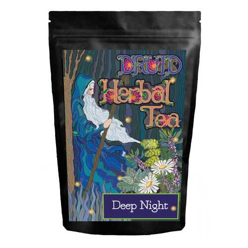 Травяной успокаивающий чай антистресс с мелиссой и хмелем Deep Night 100 гр.Druid в Покупочка