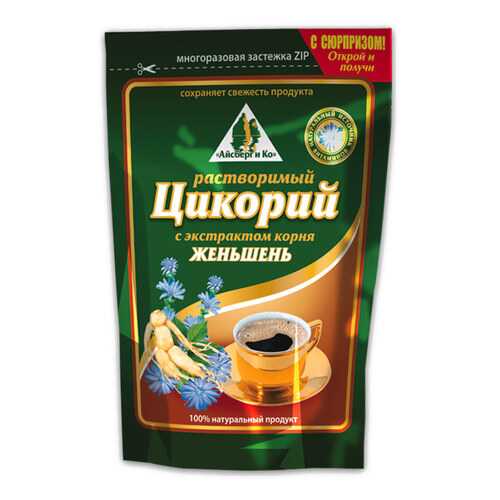 Цикорий Айсберг и Ко с экстрактом корня женьшень м/у 100 г в Покупочка