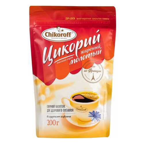 Цикорий Chikoroff жареный молотый 200 г в Покупочка