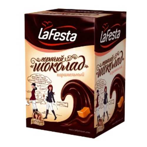 Горячий шоколад La Festa карамель 22 г 10 штук в Покупочка