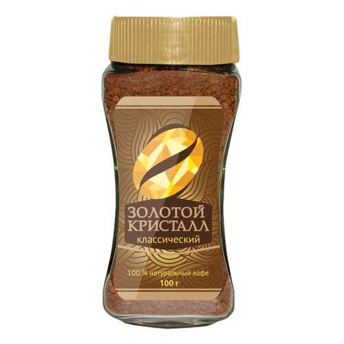 Кофе alma Золотой Кристалл растворимый классический 100 г в Покупочка