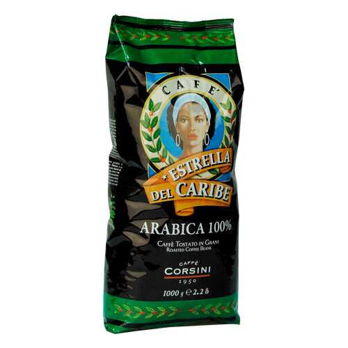 Кофе Caffe Corsini Estrella Del Caribe в зернах 1000 г в Покупочка