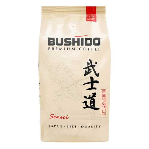 Кофе черный в зернах Bushido Sensei Арабика Премиум 227 г в Покупочка