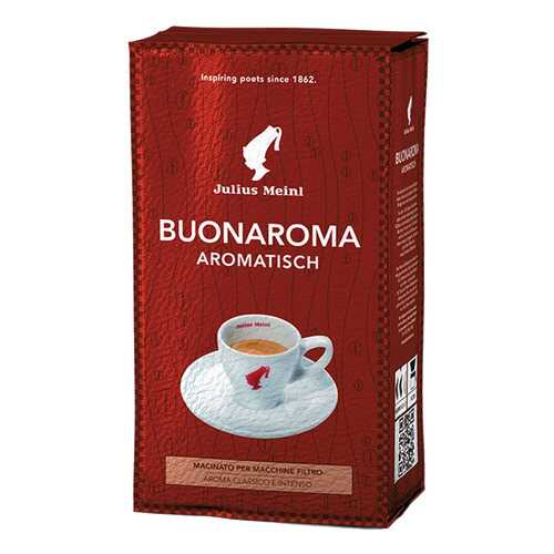 Кофе Julius Meinl buonaroma aromatisch натуральный жареный молотый 250 г в Покупочка