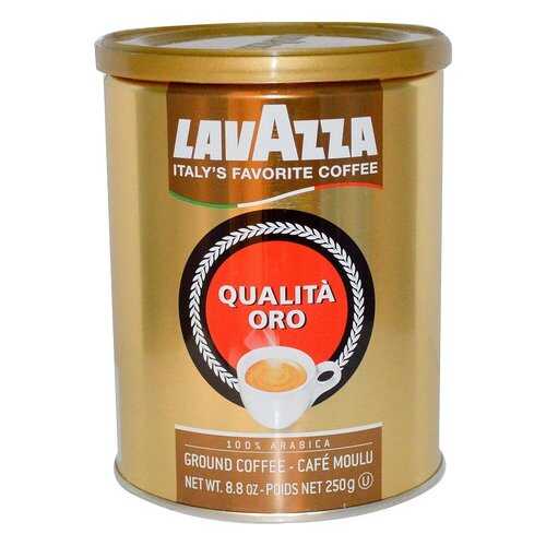 Кофе Lavazza Qualita Oro молотый в жестяной банке 250 г в Покупочка