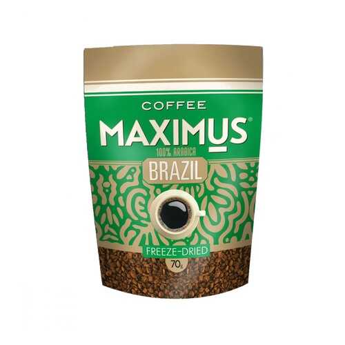 Кофе Maximus Brazil растворимый 70 г в Покупочка