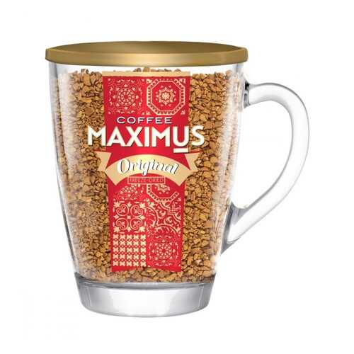 Кофе Maximus Original растворимый в стеклянной кружке 70 г в Покупочка