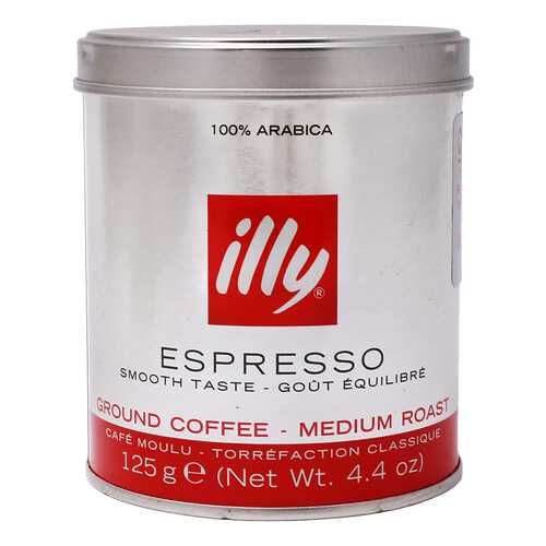 Кофе молотый ILLY caffe espresso 125 г в Покупочка
