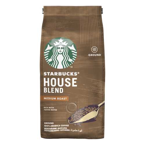 Кофе молотый Starbucks House Blend средней обжарки 200 г в Покупочка