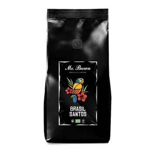 Кофе Mr.Brown Brasil Santos в зернах 1 кг в Покупочка