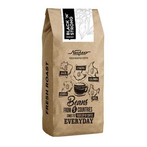 Кофе Nechaev Black and Strong в зернах свежей обжарки 500 г в Покупочка