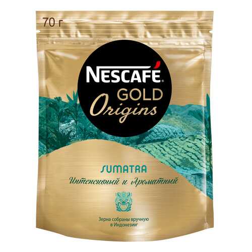 Кофе растворимый Nescafe gold origins Sumatra пакет 70 г в Покупочка