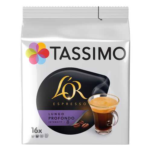 Кофе Tassimo L'or Espresso Lungo Profondo в капсулах 16 шт в Покупочка