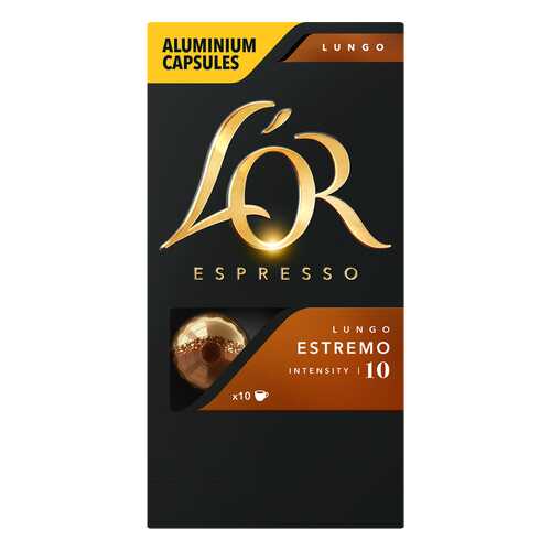 Кофе в алюминиевых капсулах L'OR Espresso Lungo Estremo 10 шт в Покупочка