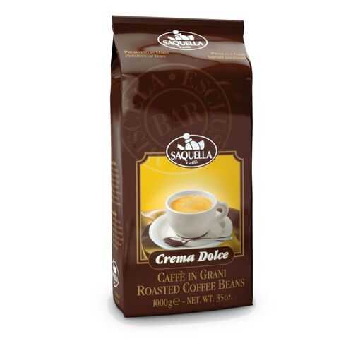 Кофе в зернах Saquella crema dolce 1 кг в Покупочка