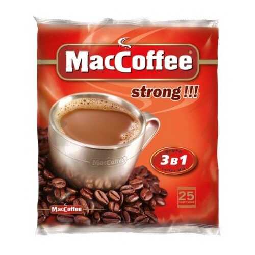 Кофейный напиток растворимый MacCoffee strong 3в1 50 г 16 штук в Покупочка