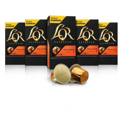 Набор кофе в капсулах L’OR Espresso Delizioso 10 упаковок в Покупочка