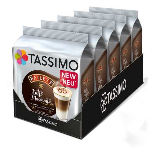 Набор кофе в капсулах Tassimo Baileys Latte Macchiato 5 упаковок в Покупочка