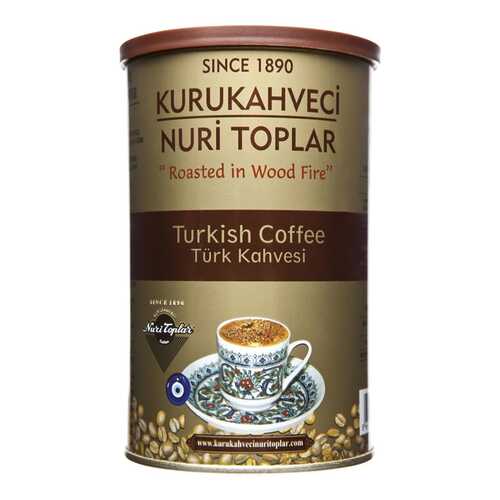 Турецкий молотый обжаренный кофе Nuri Toplar Turkish 250 г в Покупочка