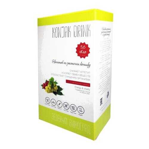 Десерт бескалорийный Konjak Drink зеленый виноград 133 г в Покупочка
