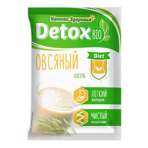 Кисель detox bio Diet Овсяный Компас здоровья 25 г в Покупочка