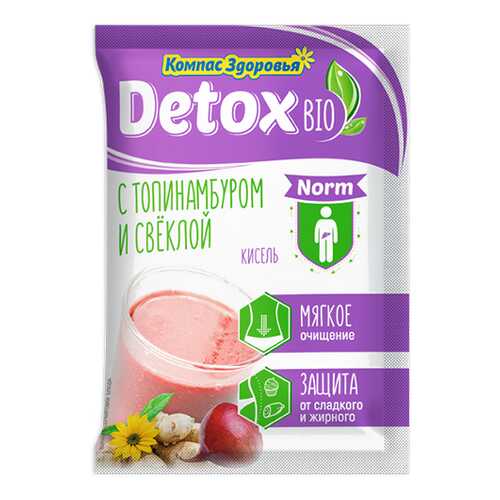 Кисель detox bio Norm С топинамбуром и свеклой Компас здоровья 25 г в Покупочка