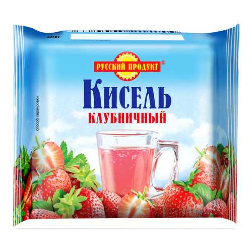Кисель Русский продукт клубничный брикет 220 г в Покупочка