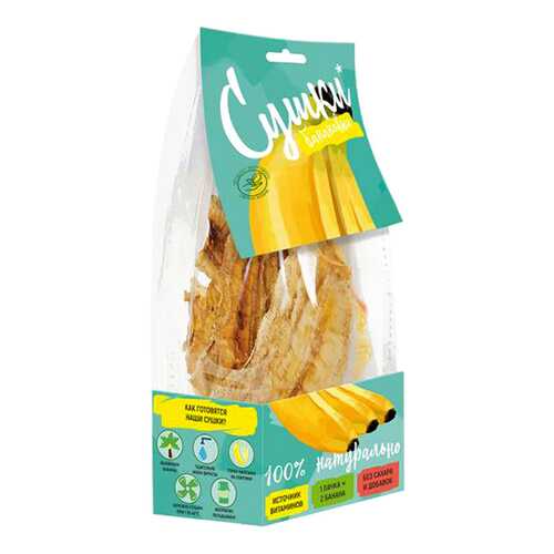 Чипсы фруктовые Биопродукты cушки банановые 40 г в Покупочка