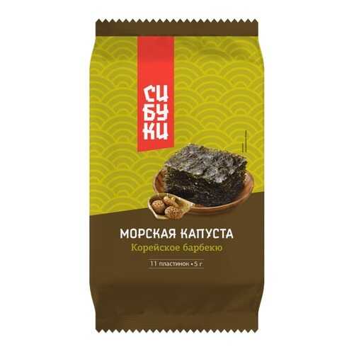 Морская капуста сушеная Сибуки корейское барбекю 5 г в Покупочка