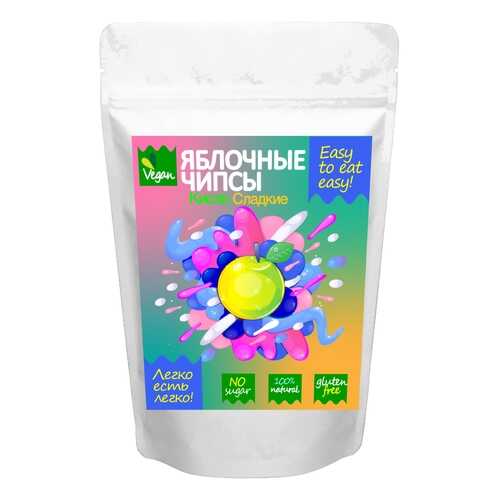 Натуральные фруктовые яблочные чипсы Easy to eat easy кисло-сладкие 30 г в Покупочка