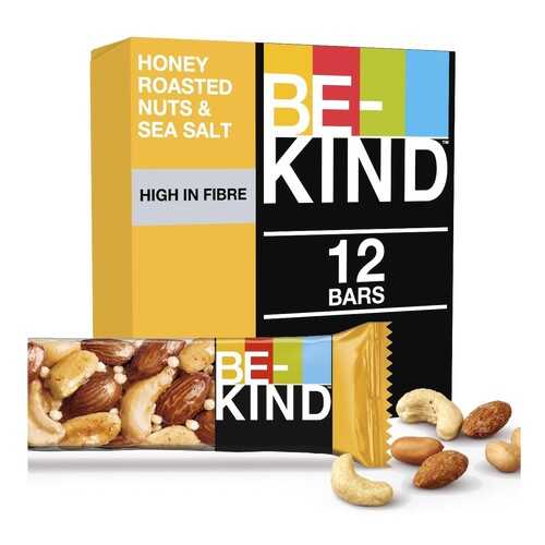 Ореховый батончик BE-KIND с медом и морской солью 12 штук по 40 г в Покупочка