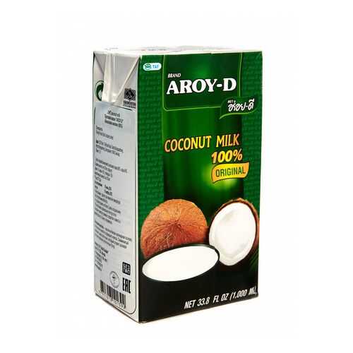 Кокосовое молоко Aroy-D жирность 17-19% 1 л в Покупочка