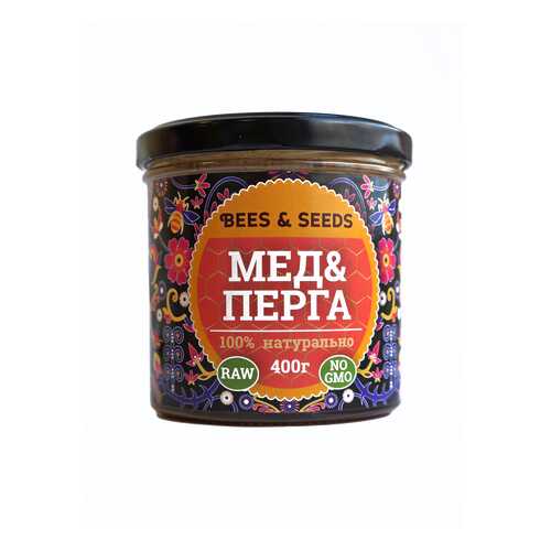 Медовый урбеч Bees&Seeds. Натуральный продукт с мёдом и пергой, 400 г в Покупочка