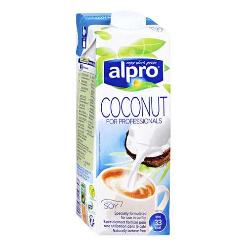 Напиток кокосовый Alpro с соей обогащенный кальцием и витаминами professionals 1 л в Покупочка