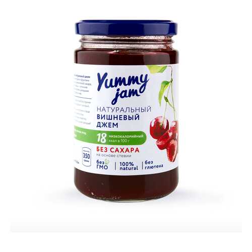 Джем Yummy jam вишневый без сахара 350 г в Покупочка