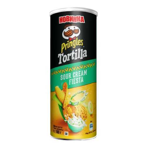 Чипсы кукурузные Pringles tortilla сметана 160 г в Покупочка