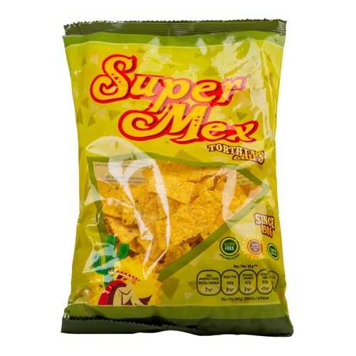 Чипсы кукурузные Super Mex Nachos с солью Chavez y Clark S.L. 180 г Испания в Покупочка