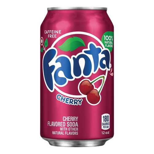 Напиток Fanta cherry жестяная банка 0.36 л в Покупочка