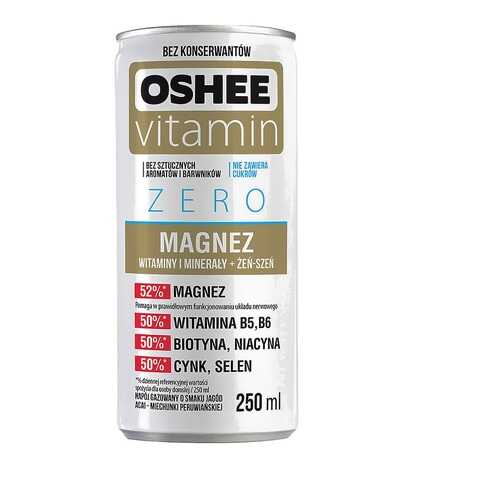 Напиток газированный без сахара Oshee Zero со вкусом ягод акаи 250 мл ж/б Польша в Покупочка