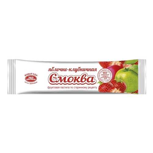 Пастила Смоква фруктовая яблочно-клубничная 30 г в Покупочка