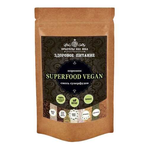 Смесь суперфудов Продукты XXII века Nanax Superfood Vegan порошок 200 г в Покупочка