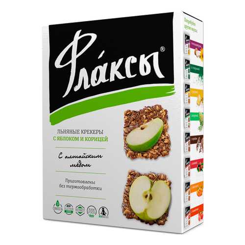 Флаксы Компас Здоровья с яблоком и корицей 120 г в Покупочка
