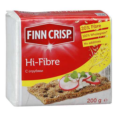 Хлебцы Finn Crisp ржаные с отрубями 200 г в Покупочка