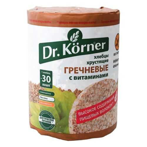 Хлебцы хрустящие Dr.Kоrner гречневые с витаминами 100 г в Покупочка