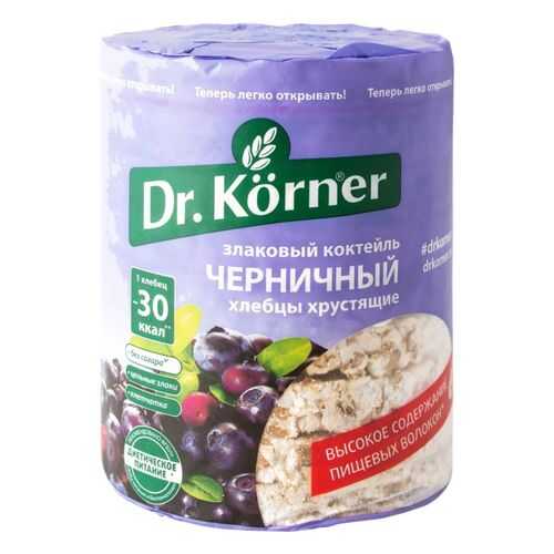 Хлебцы хрустящие Dr.Kоrner злаковый коктейль черничный 100 г в Покупочка
