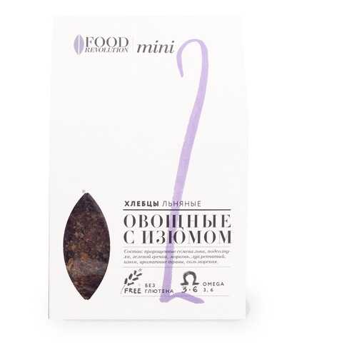 Хлебцы льняные Food Revolution №2 mini овощные с изюмом 50г Россия в Покупочка
