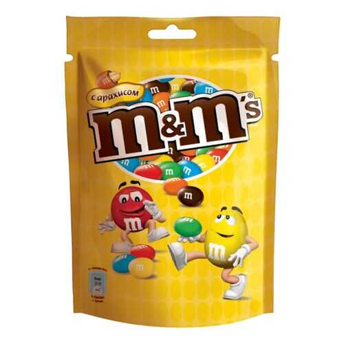 Драже M&M's с арахисом и молочным шоколадом 130 г в Покупочка